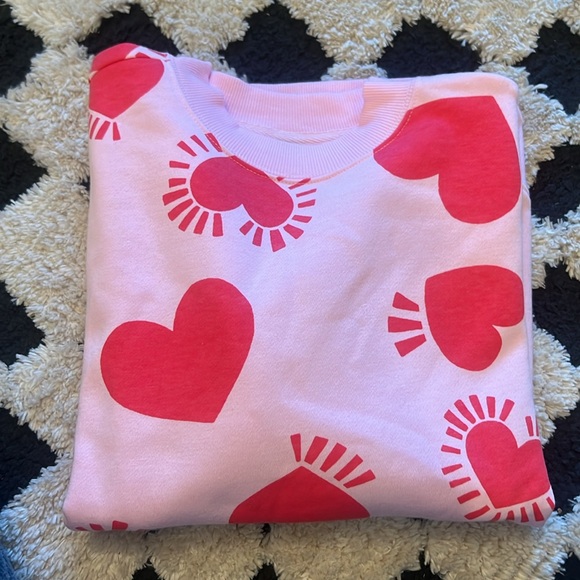 Girls ~ Old Navy ~ Heart sweatshirt ~ L (10-12) - Picture 13 of 17